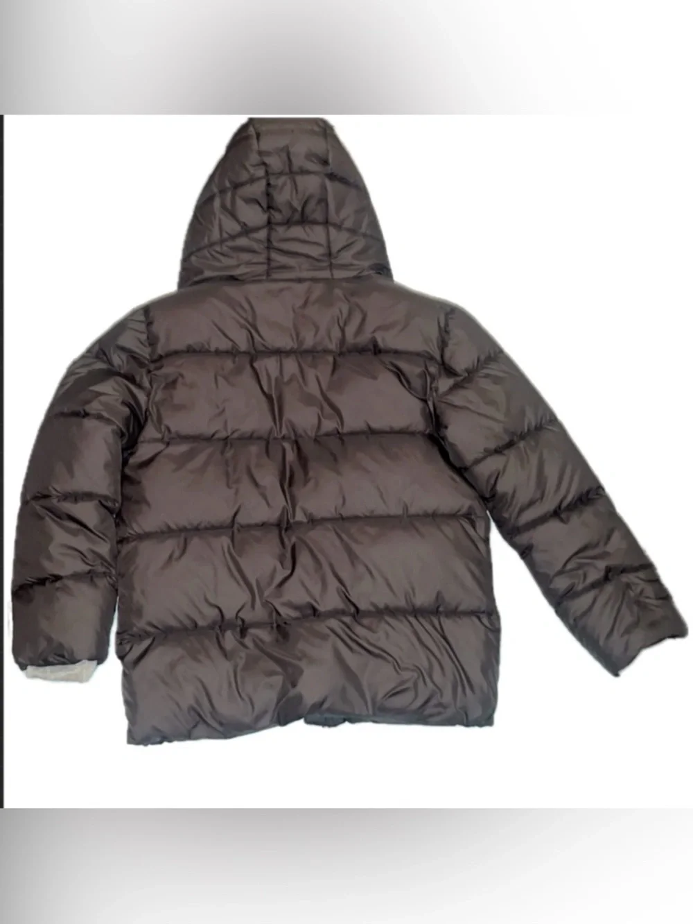 Michael Kors Boys Hooded Puffer Jacket Size 14–16 Black Winter Quilted Coat